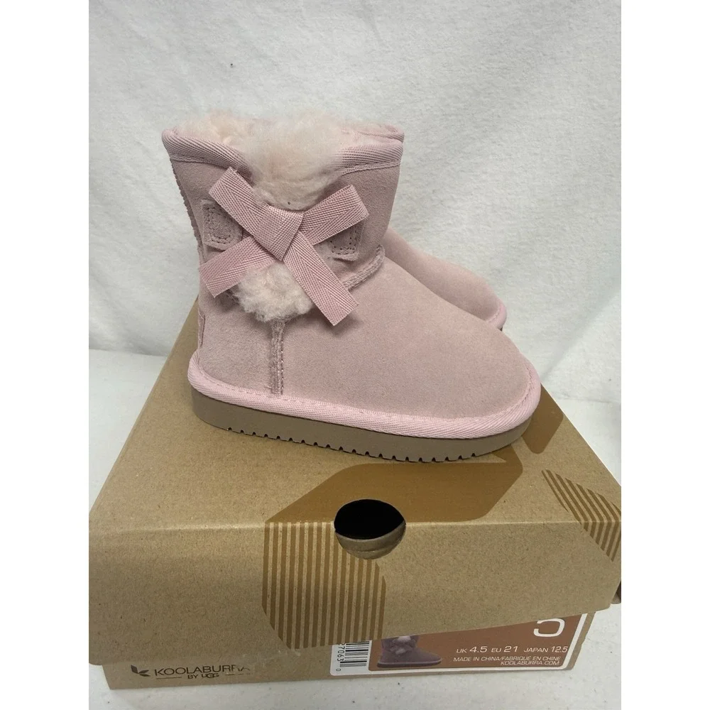 Koolaburra By Ugg Victoria Mini  Toddler Girl Pink Boots Size 5 New In Box